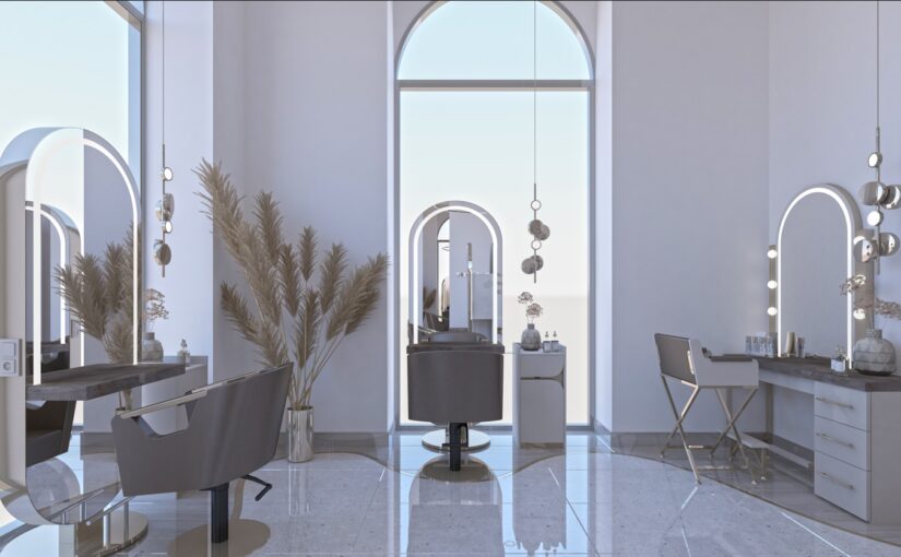 Moderner Stylingbereich der Celebrity Hairlounge Wien mit exklusivem Salonkonzept