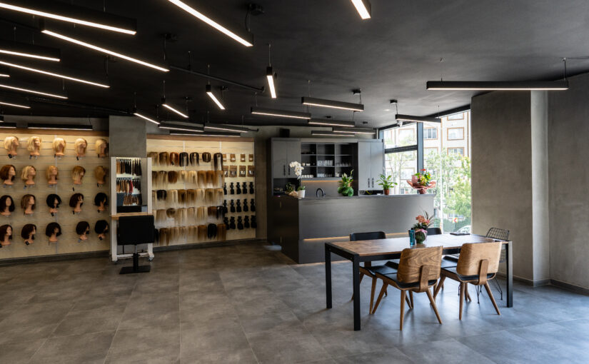 Hochwertiges Interior Design für Premium Friseursalon mit individueller Einrichtung