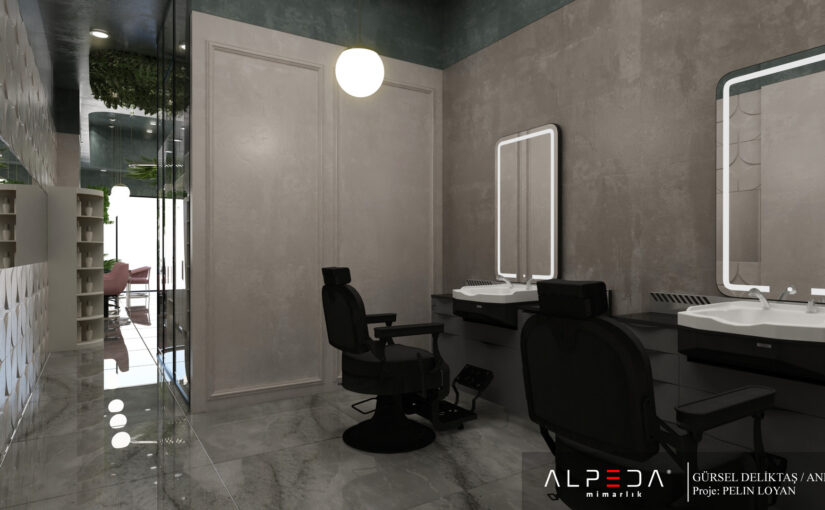 Private Styling- und Behandlungsplätze in luxuriösem Salon Design